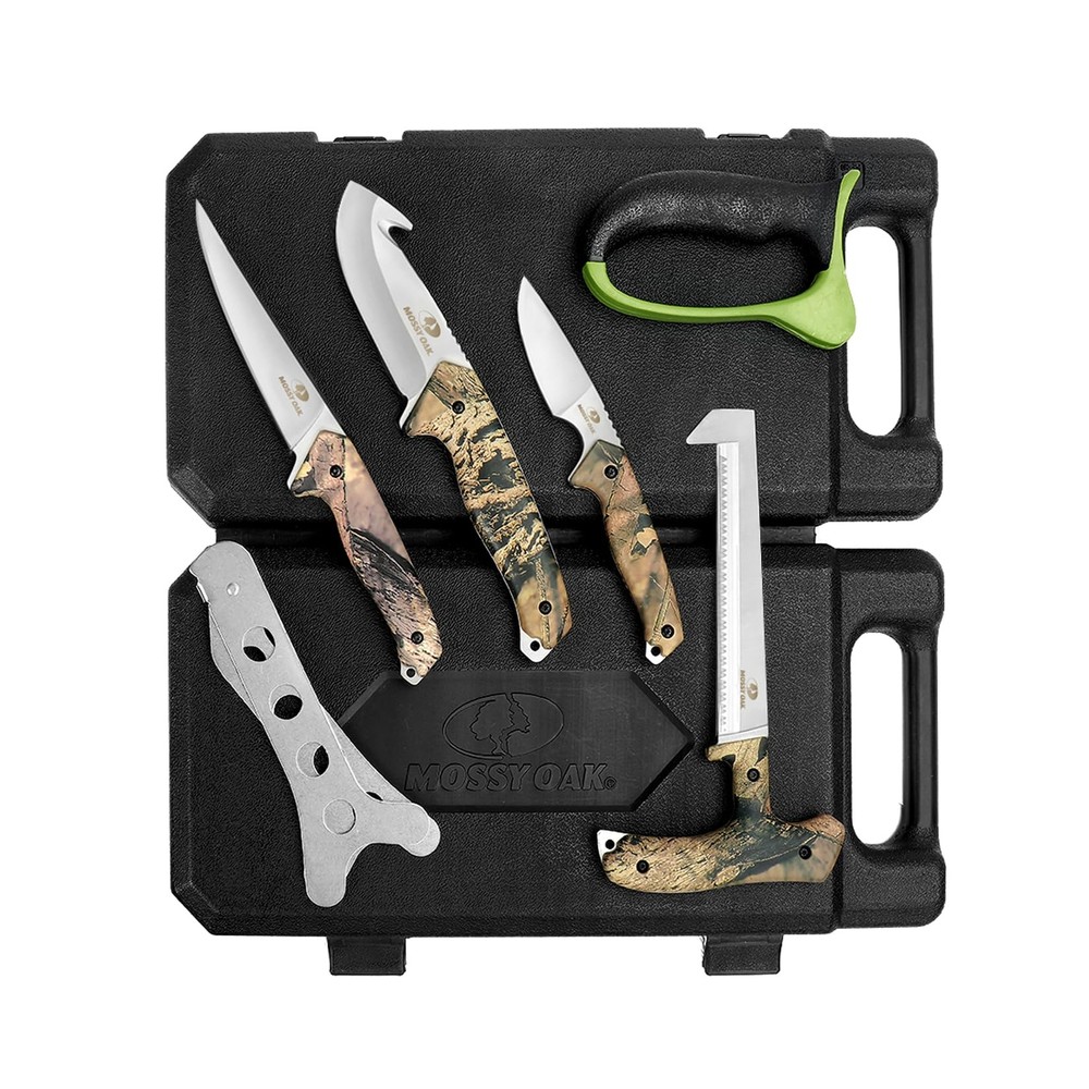 Hunting Field Dressing Kit - Portable Butcher Game Processor Set (8-piece)