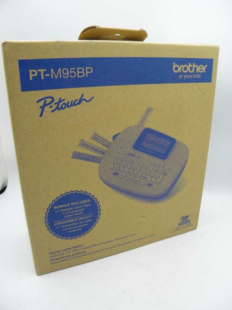 Brother PT-M95BP P-Touch Label Maker Bundle