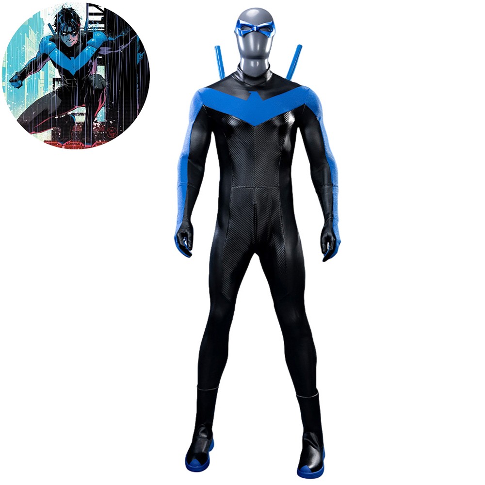 Nightwing Costume Dick Grayson cosplay suit fullset