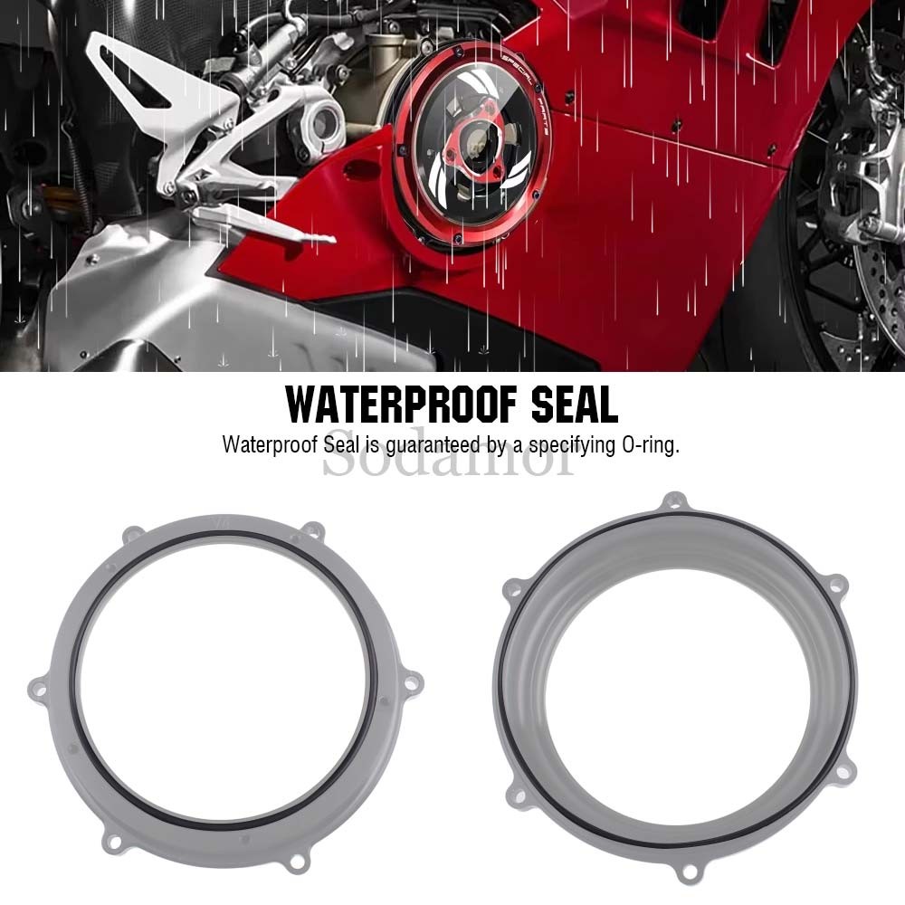 CNC Racing Engine Clear Clutch Cover Spring Retainer For Ducati Panigale V4 18+