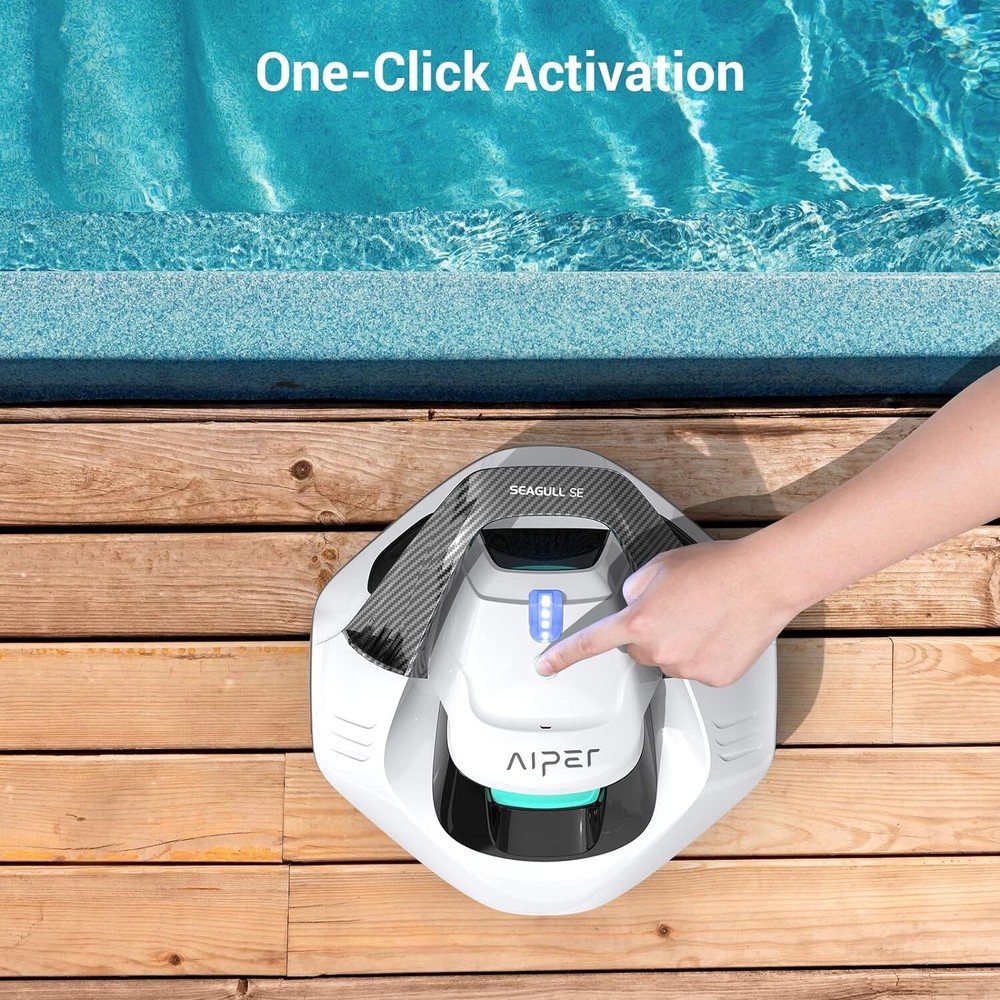 AIPER Seagull SE Cordless Robotic Pool Cleaner - White - Scratch & Dent