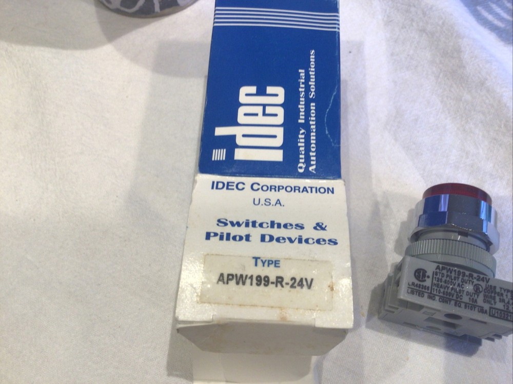 Idec APW199R-24V 24V Pilot Light Red