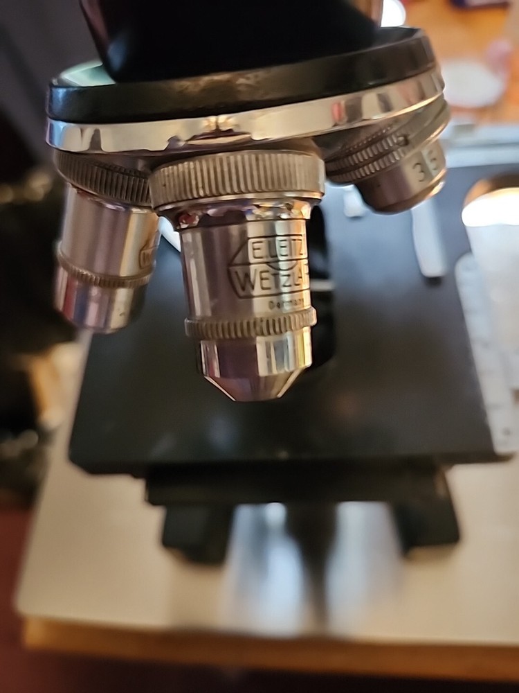 Ernst Leitz Wetzlar Binocular Microscope #413725