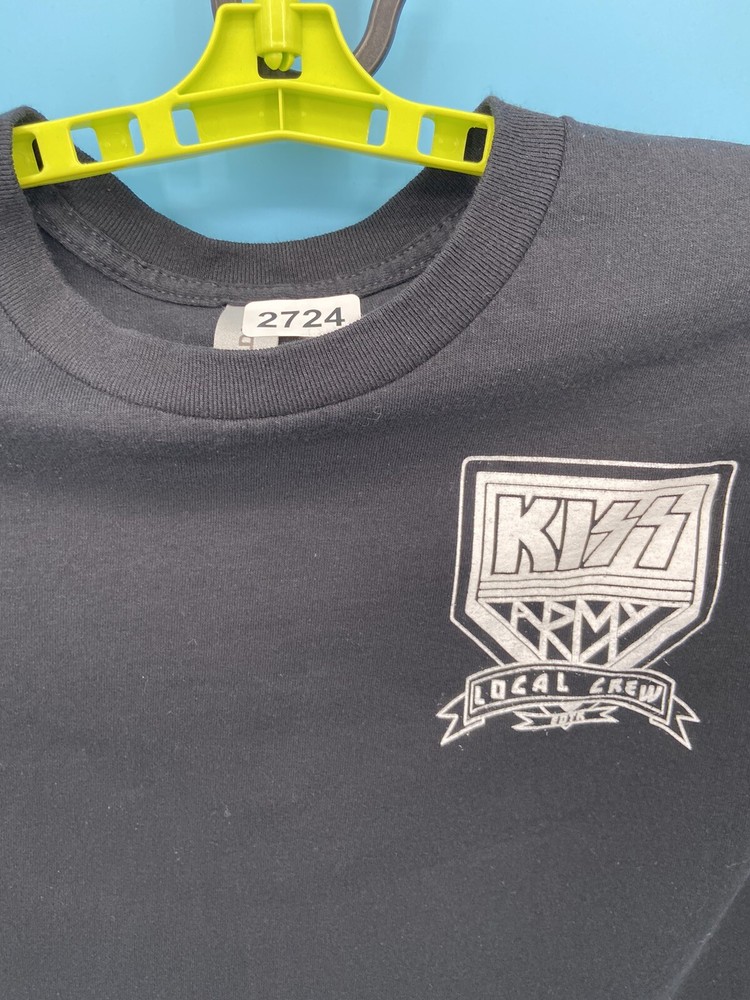 KISS T Shirt Mens XL Black Crew End Of The Road World Tour Concert Rock Band EUC