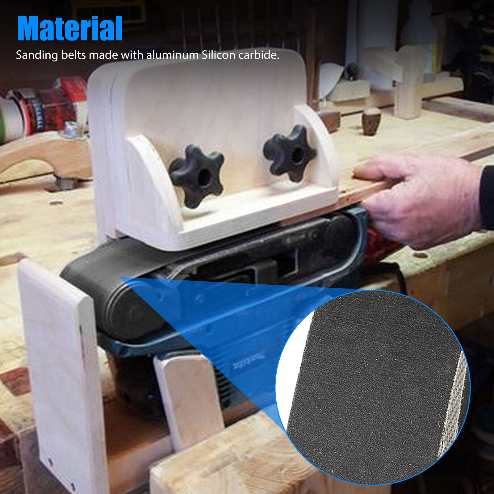 15Pcs 1"x30" 600 800 1000 Grit Sanding Belts Sander Grinding Polishing Sandpaper