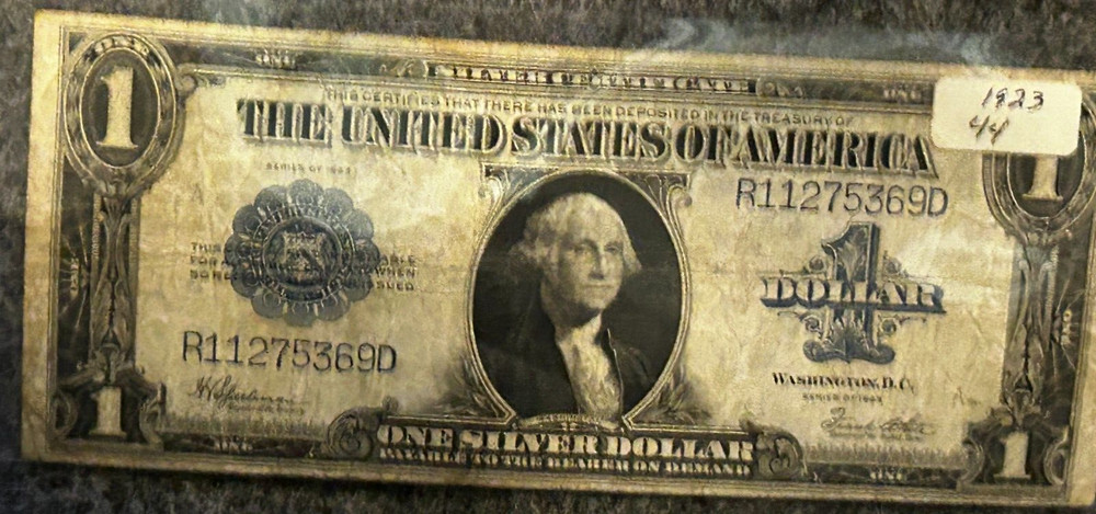 1923 $1 Silver Certificate Blue Seal