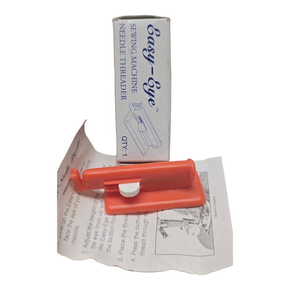 New Easy Eye Sewing Machine Needle Threader In Box