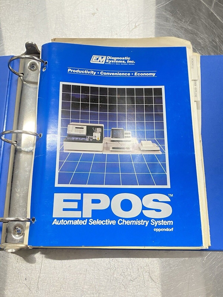 Eppendorf EPOS Automated Selective Chemistry System - Users Guide / Manual