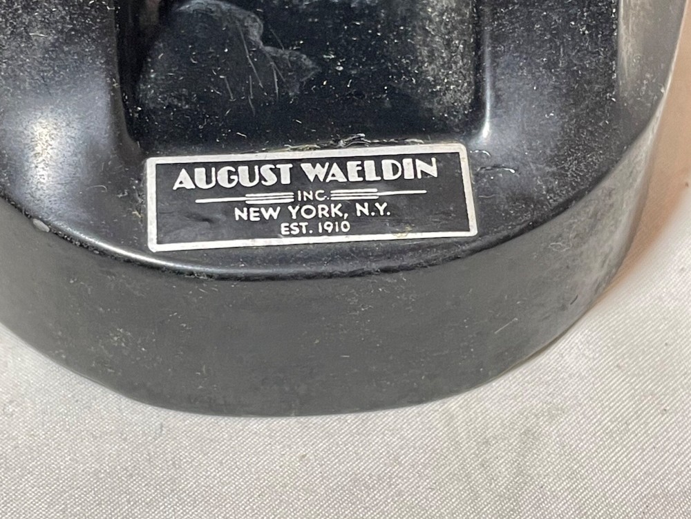 vintage original Bausch & lomb August Waeldon balplan binocular iron microscope