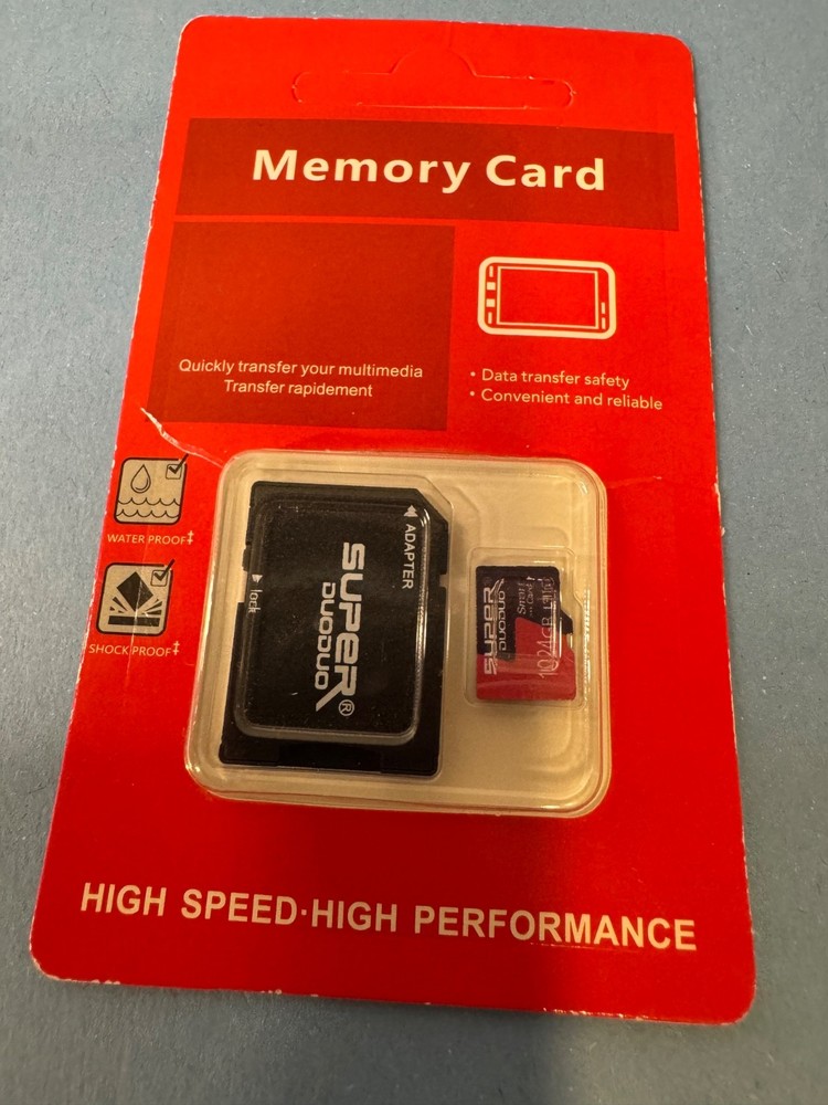 1024 GB MEMORY CARD WITH ADAPTER---SUPER DUODUO