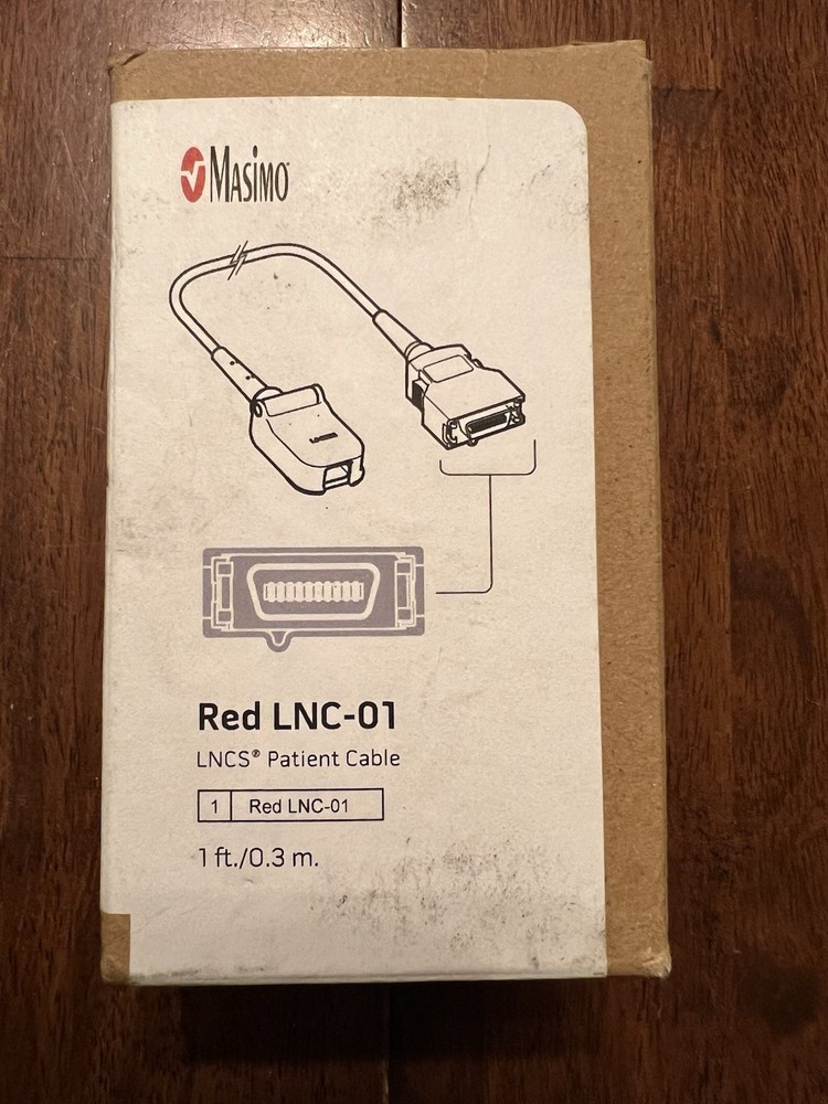 Masimo Set LNCS Patient Cable Red Lnc-01 Ref 2365