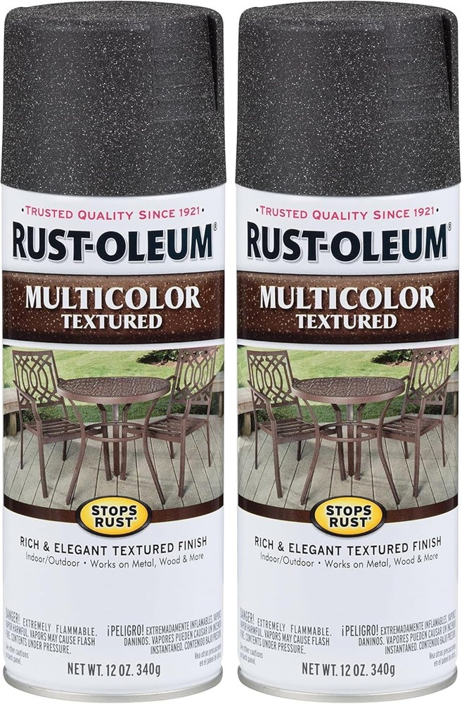 Textured Spray Paint Rustic Umber 12oz Multi Surface 2 Pack