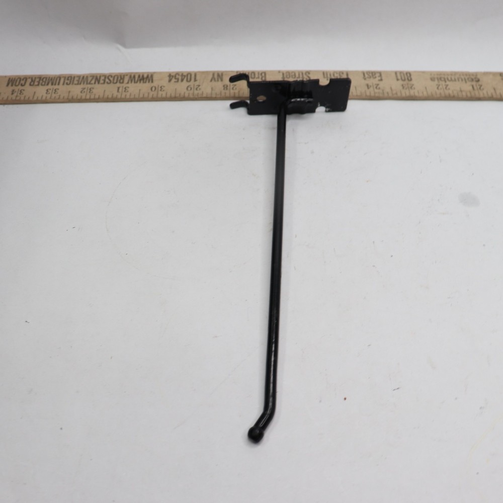 Peg Hook for Gridwall Black 8"