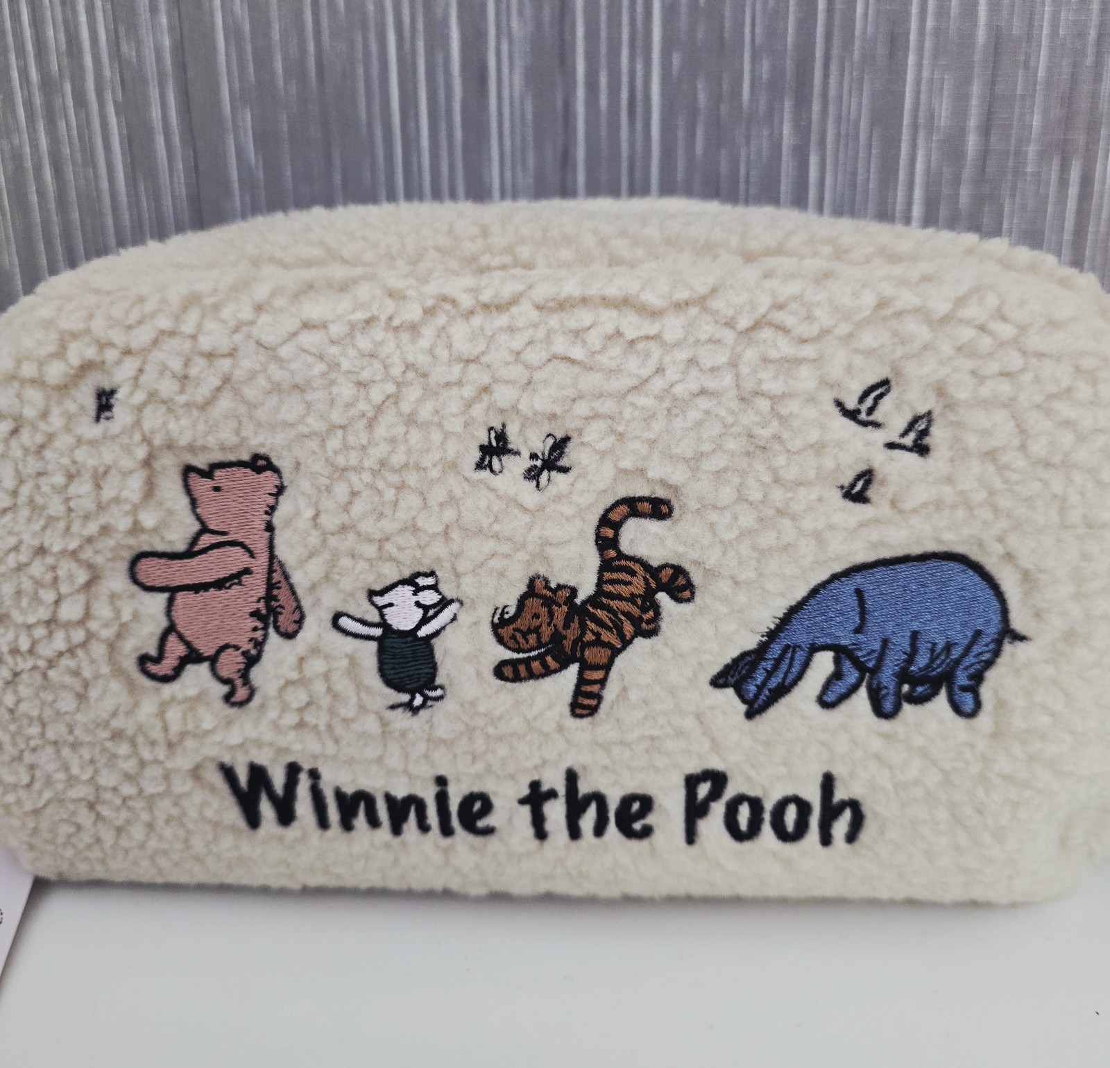 Disney Winnie The Pooh Fleece Makeup Bag NWT