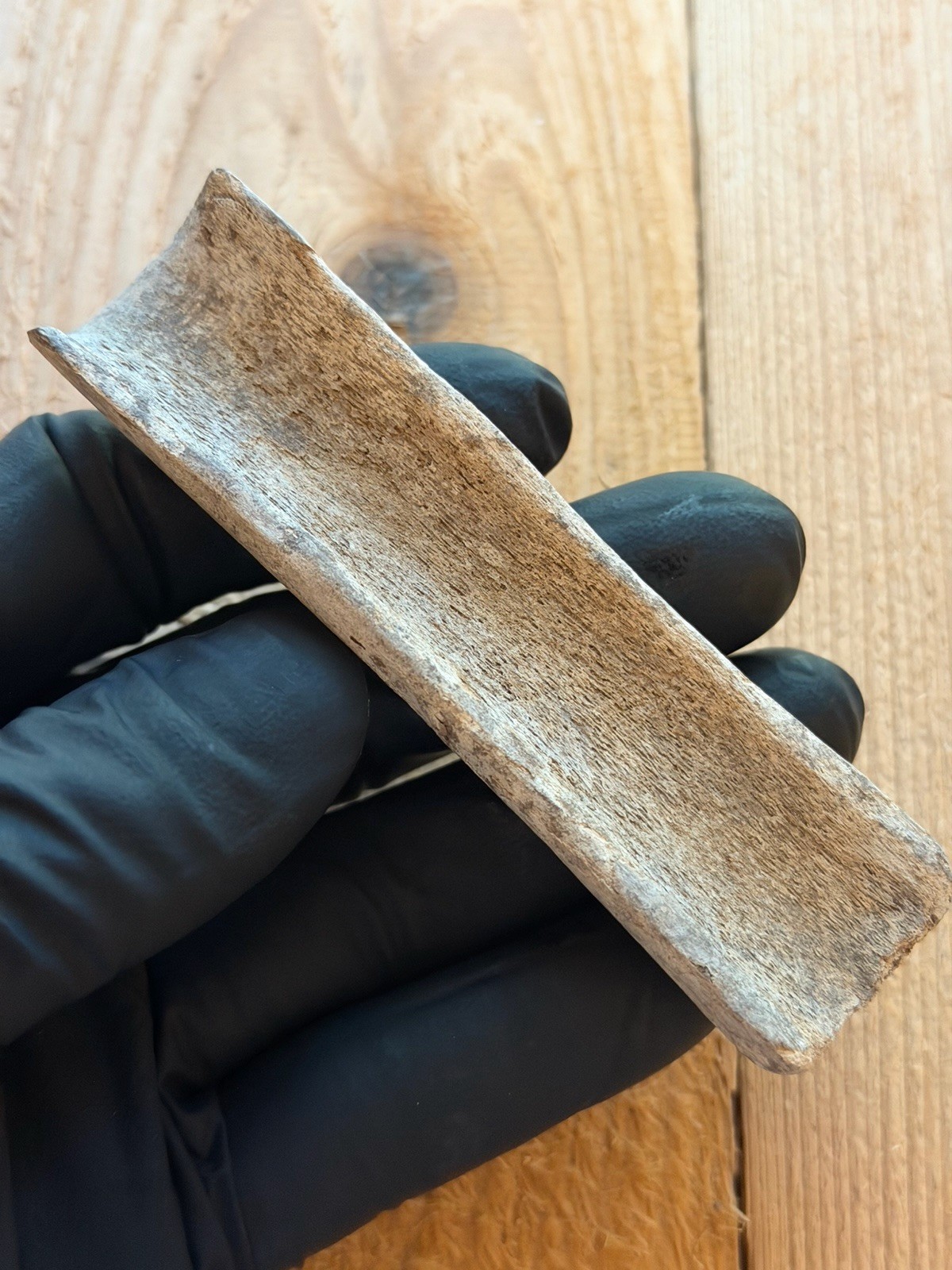 Tomachee Artifacts 👣 ESKIMO INUITS BOW N ARROW SHAFT STRAIGHTENER ALASKA🔥