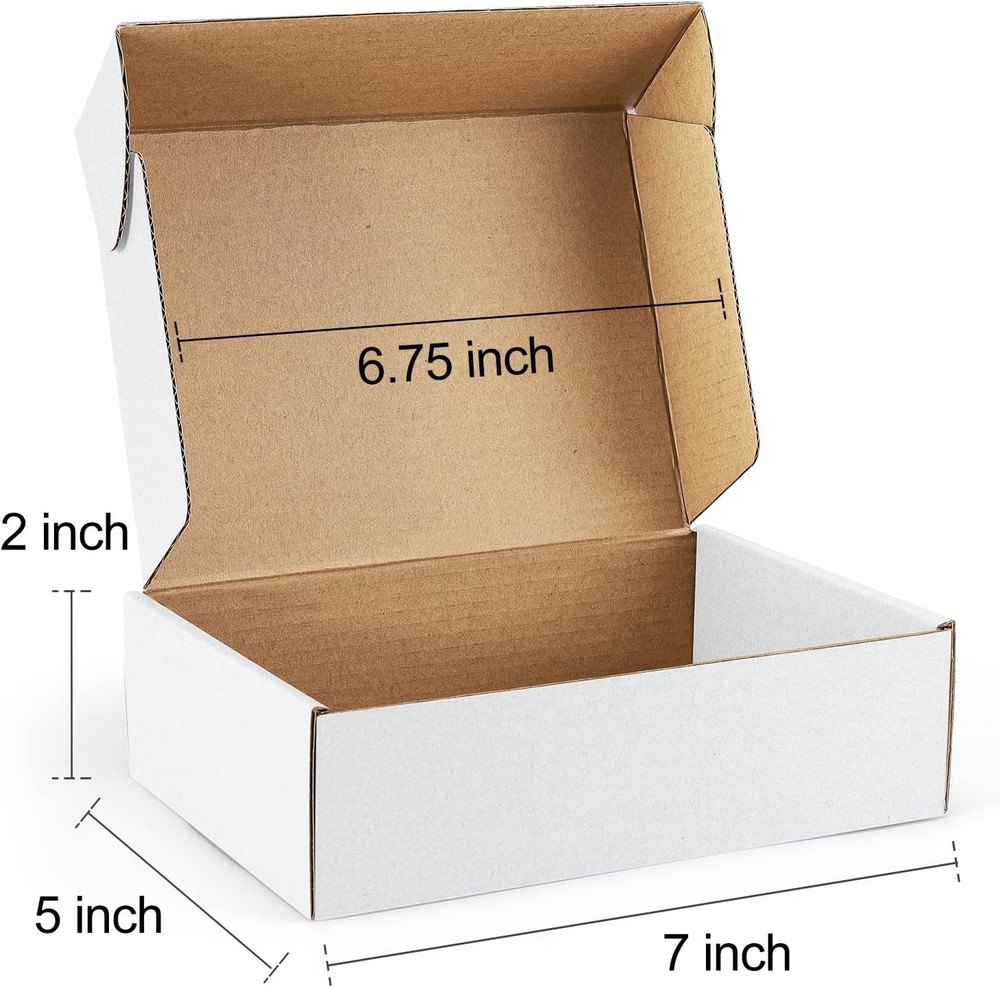 Small White Mailing Boxes Corrugated Shipping Boxes