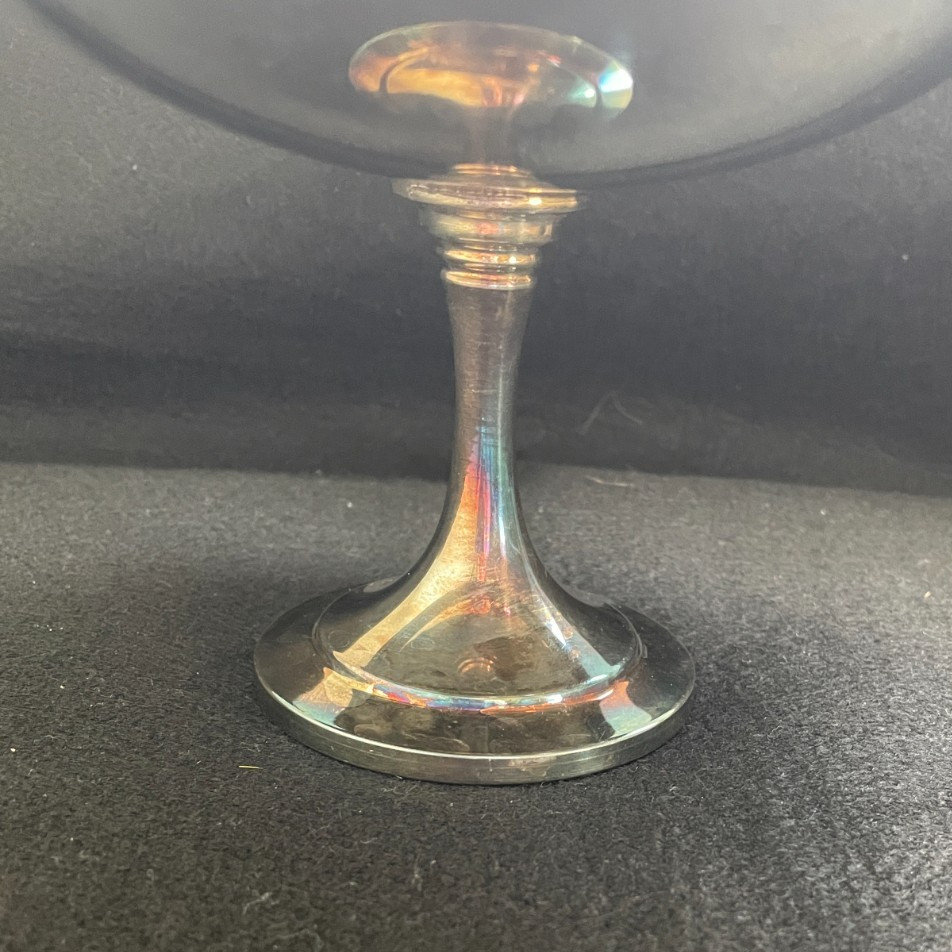 Vintage Oneida Silversmiths Silver Plated Footed Pedestal Candy&Nut Dish Compote