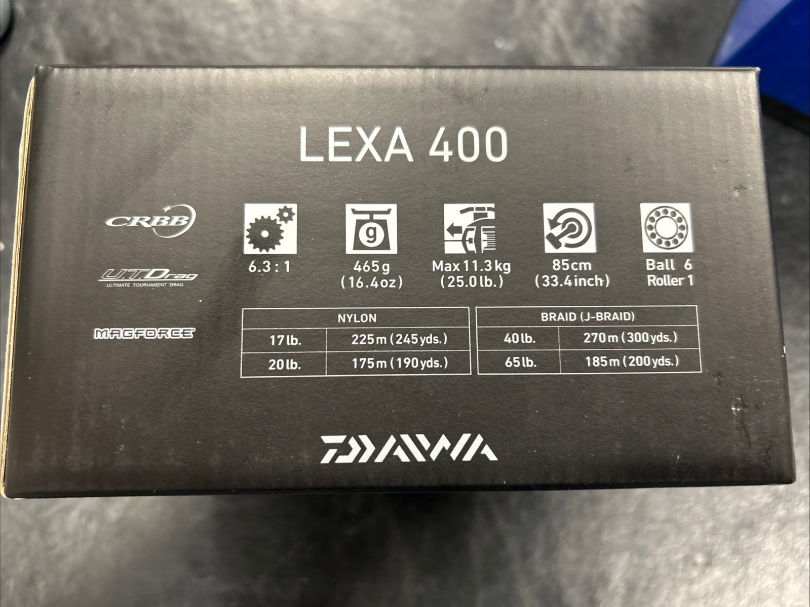Daiwa Lexa LX400  Baitcasting Reel 6.3:1 RH Big Game Reel “Save”