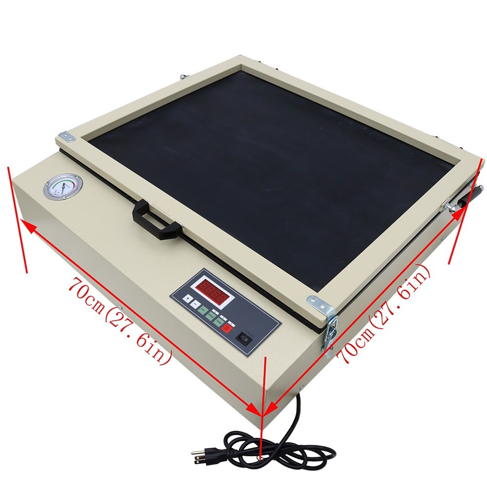 Screen Printing Vacuum Exposure Unit 110V Precise Vacuum UV Exposure Unit