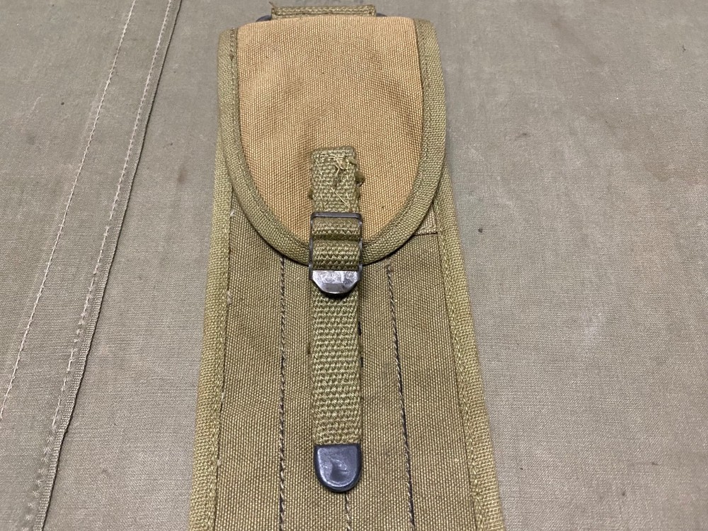 ORIGINAL WWII US ARMY M1 GARAND RIFLE CLEANING ROD CARRY CASE-OD#7, FALS 1944