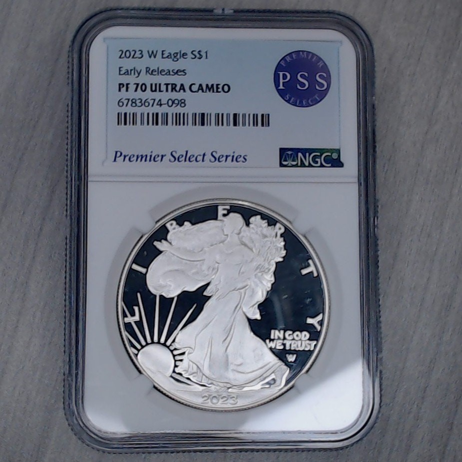 2023 W ~ $1 Silver Eagle ~ Early Release ~ NGC PF70UC - Premier Select