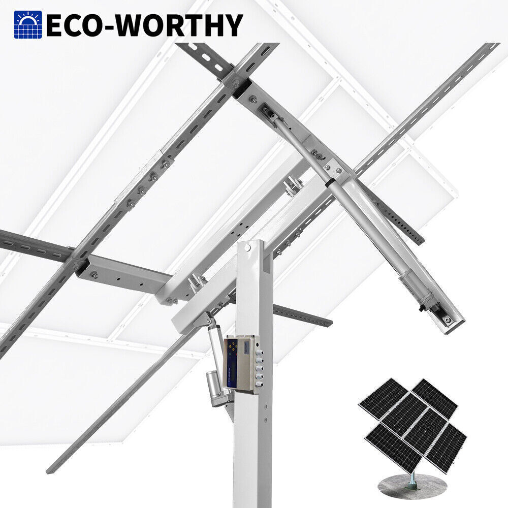 ECO-WORTHY Solar Panel Kit Tracking System Dual Axis with Tracker Controller