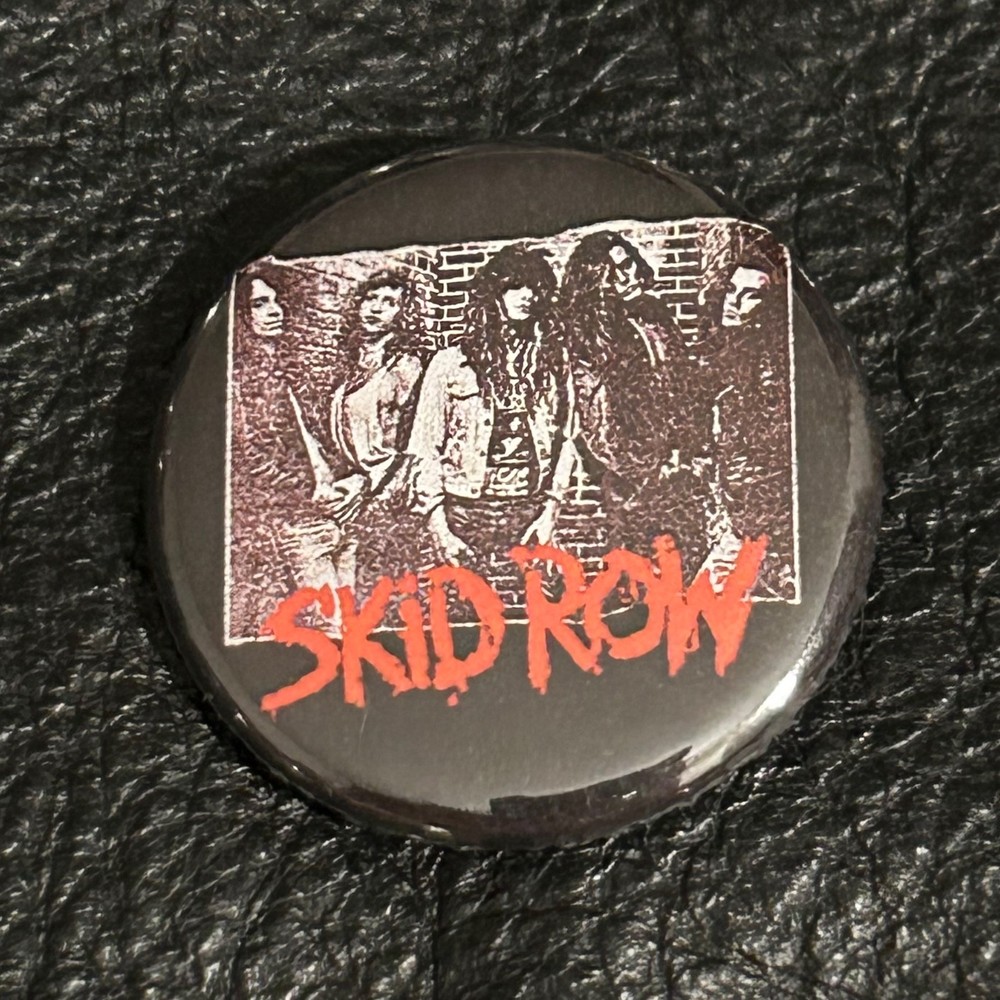 Skid Row glam heavy metal 1.25" button