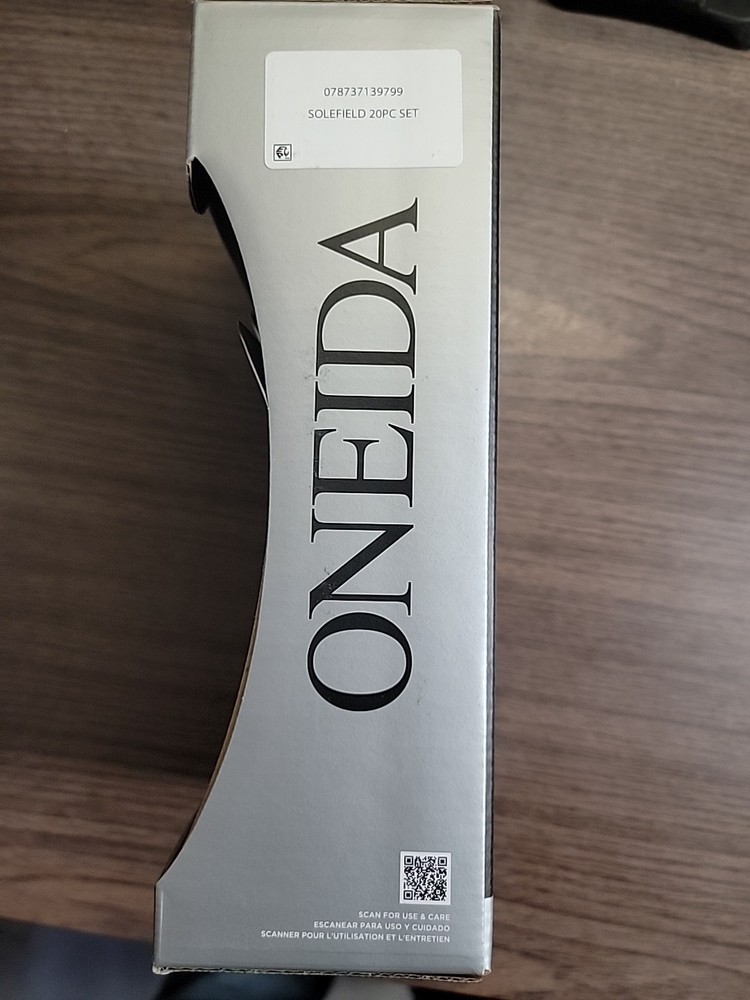 Oneida Solefield Stainless Steel Flatware Set, 20-Piece, Silverware for 4