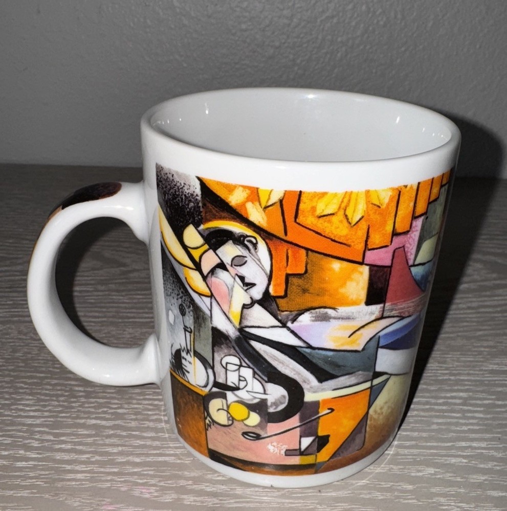 Chaleur Master Cubists Coffee Mug - Albert Gleizes Man in Hammock by D. Burrows