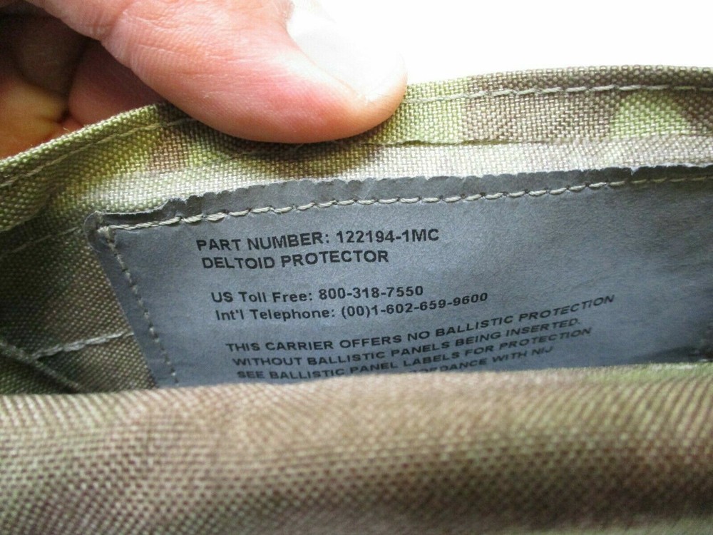 1 set BAE Systems ECLiPSE RBAV MSAP Deltoid Armor Carriers multicam (OCP) NEW