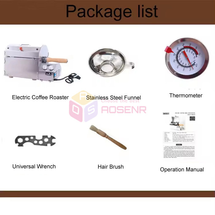 Electrical Heating Coffee Bean Baking Machine Electric Home Coffee Roaster