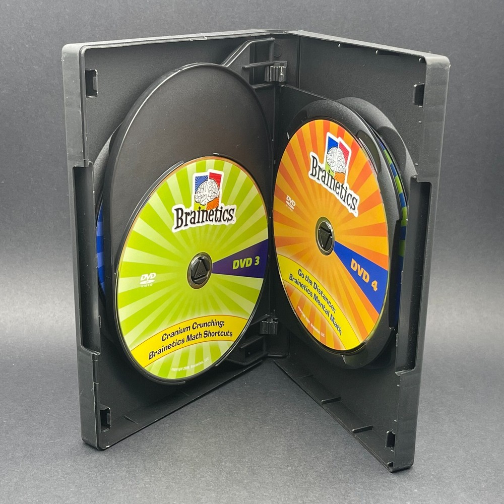 BRAINETICS A Breakthrough Mind and Memory System 5 DVD Set 2008 Excellent