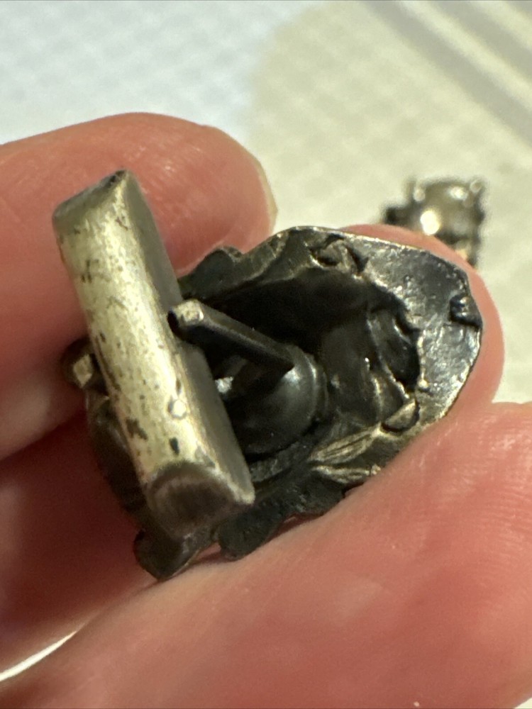 Rare Vintage Devil Face Cuff Links From 1914, Original