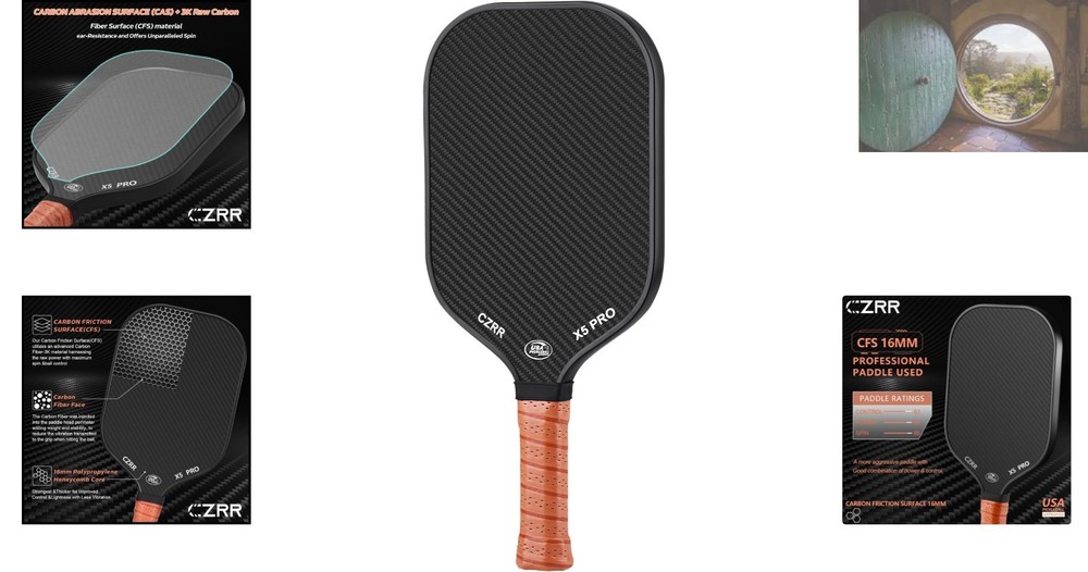 High-Performance Pickleball Paddle with 16MM Honeycomb Core for Spin Control