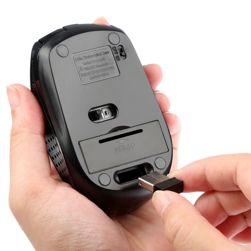 2.4GHz Wireless Optical Mouse Mice & USB Receiver For PC Laptop Computer 1200DPI