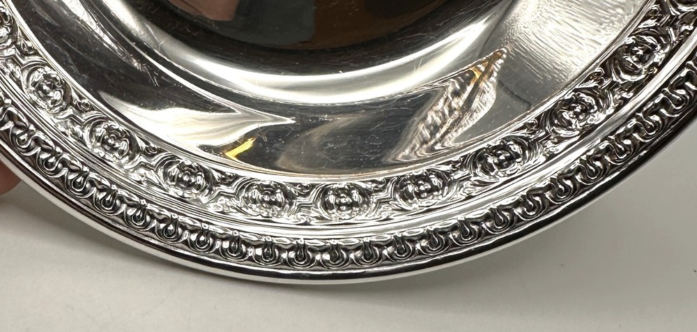 Reed & Barton No. 1203 Silverplate 6" Bon Bon Bowl Monogramed