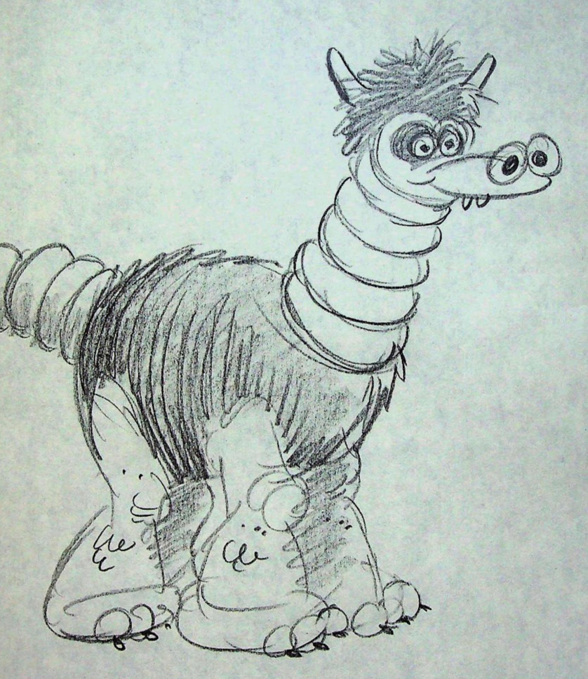 Daffy Dragons (Unreleased) JERRY EISENBERG Signed Hand-Drawn Character Layout#LF