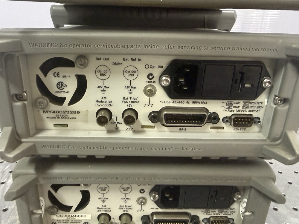 Agilent 33120A Function/Arbitrary Waveform Generator Tested Output AS-IS