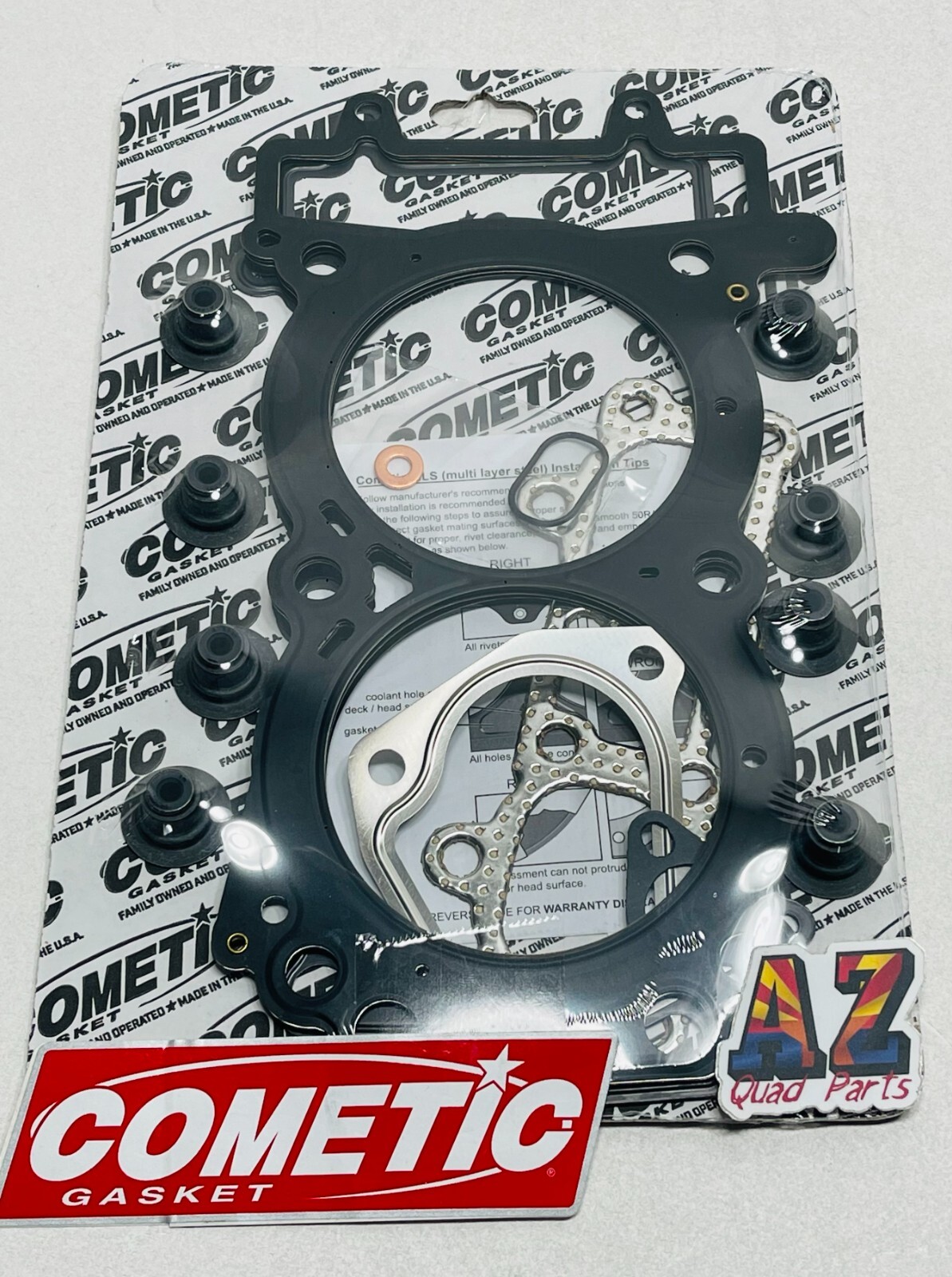 Polaris RZR XP XPT TURBO Standard Bore Cometic Top End 4 Head Layer Gasket Seals