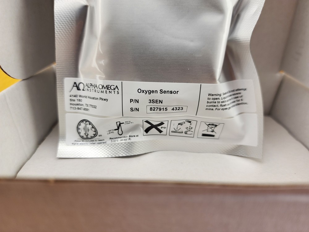 NEW Alpha Omega Instruments 3SEN Oxygen Sensor for Series 3000 Oxygen Analyzer