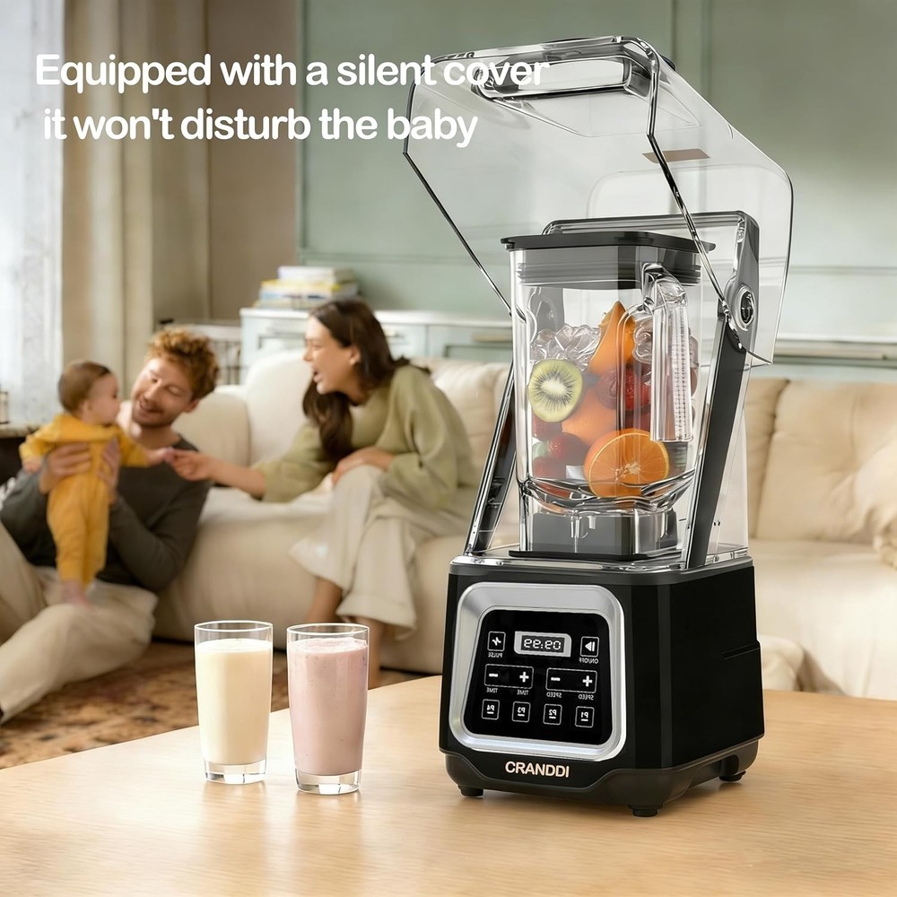 Smart 2200W Professional Blender with Touch Control & 4 Programs for Smoothies