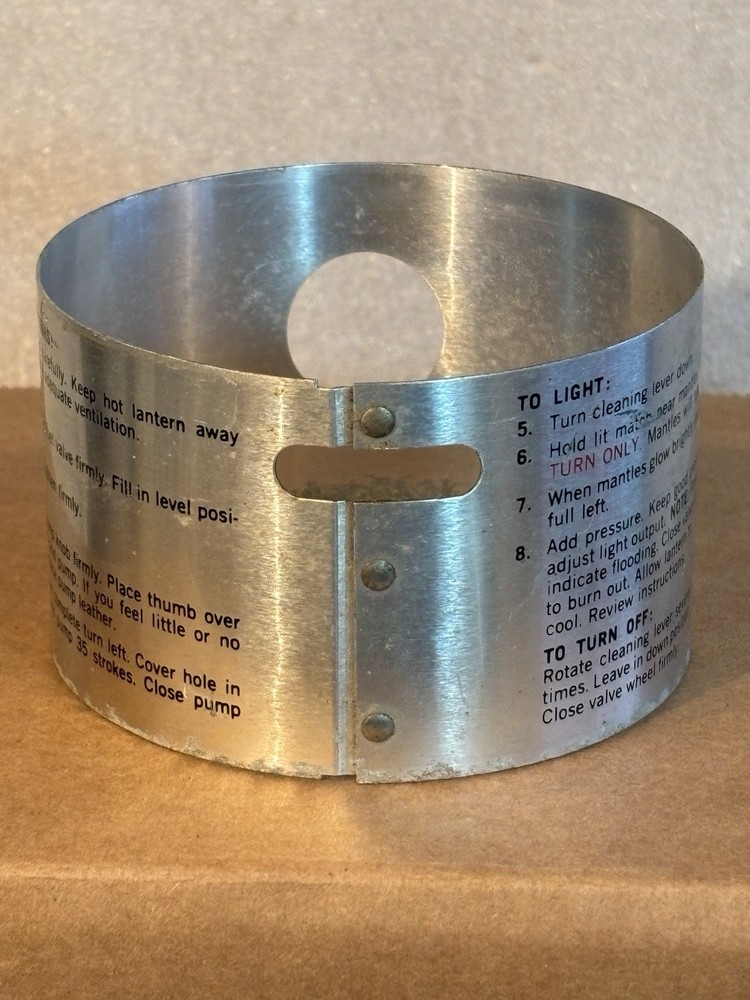 Coleman Lantern 220H Frame Rest Base Collar #4