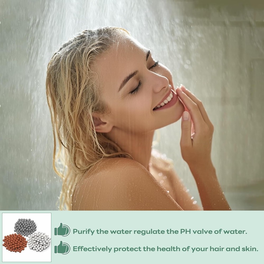 Multipurpose 6 Packs Shower Head Filter Beads - Elegant Water Softening Solution