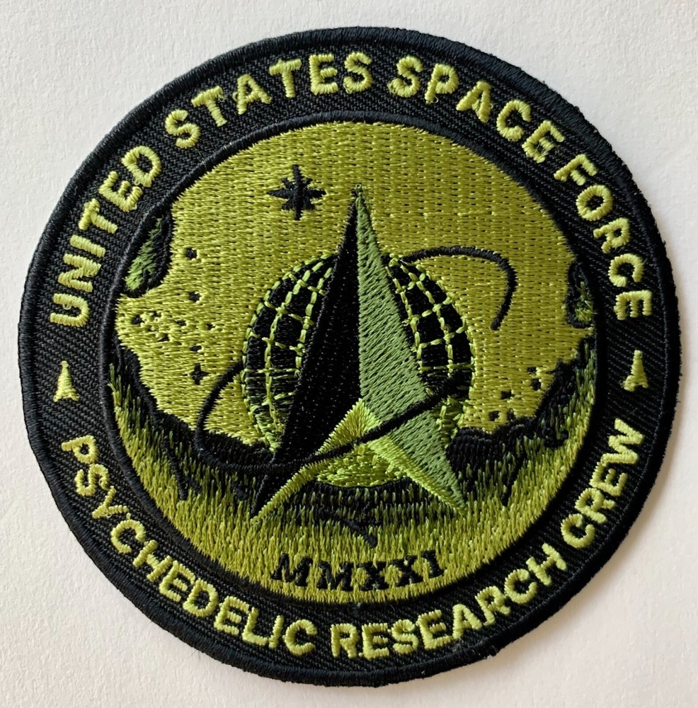 Official US Space Force Psychedelic Research Crew Morale Patch 2021