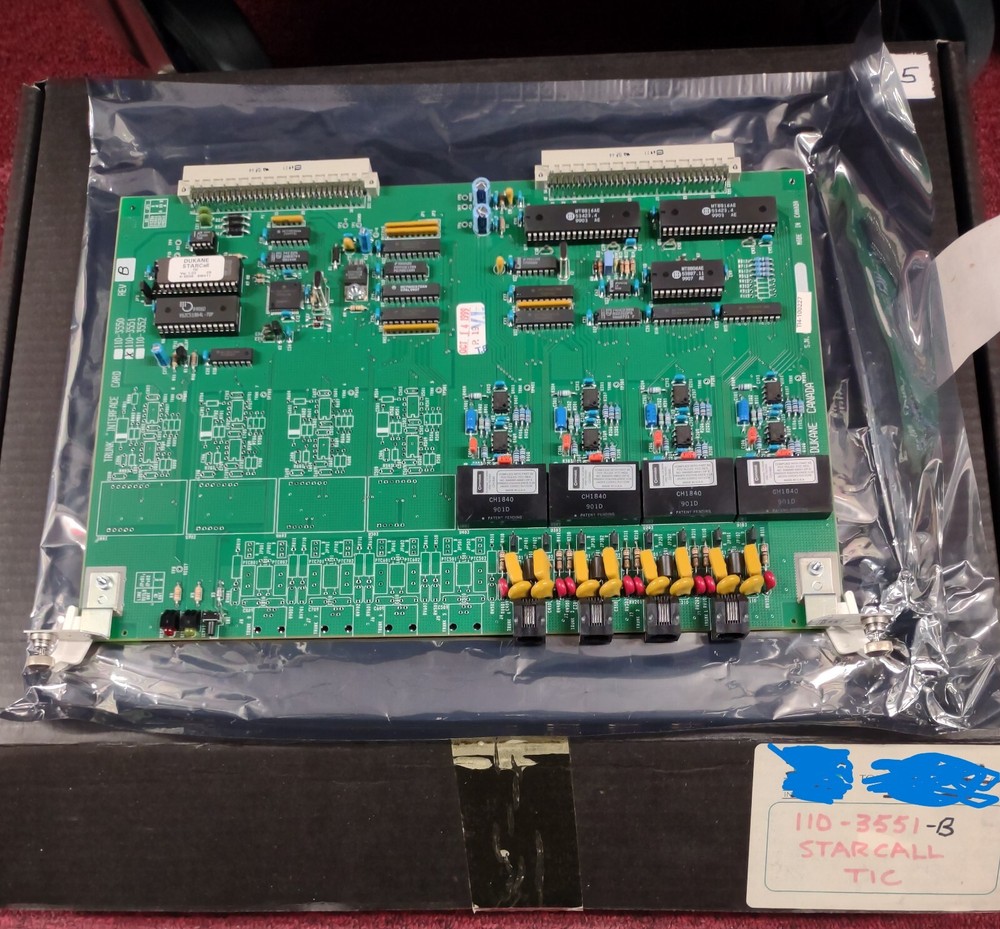 Dukane Starcall Trunk Interface Card 110-3551B