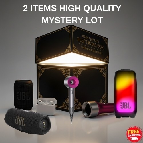 Premium Electronics Mystery Lot– 2 High Quality Items – May Include Dyson JBL