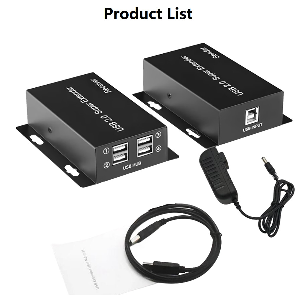 50M USB2.0 Network Cable Extender Over Ethernet Rj45 Cat5e/6/7 Cable Sender