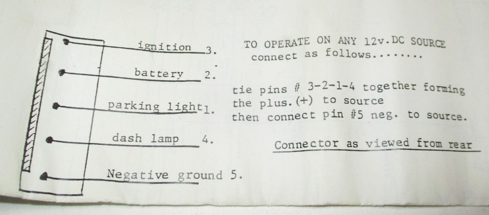 National Semiconductor MA3003D-2 Vacuum Fluorescent Digital Clock Module For GM