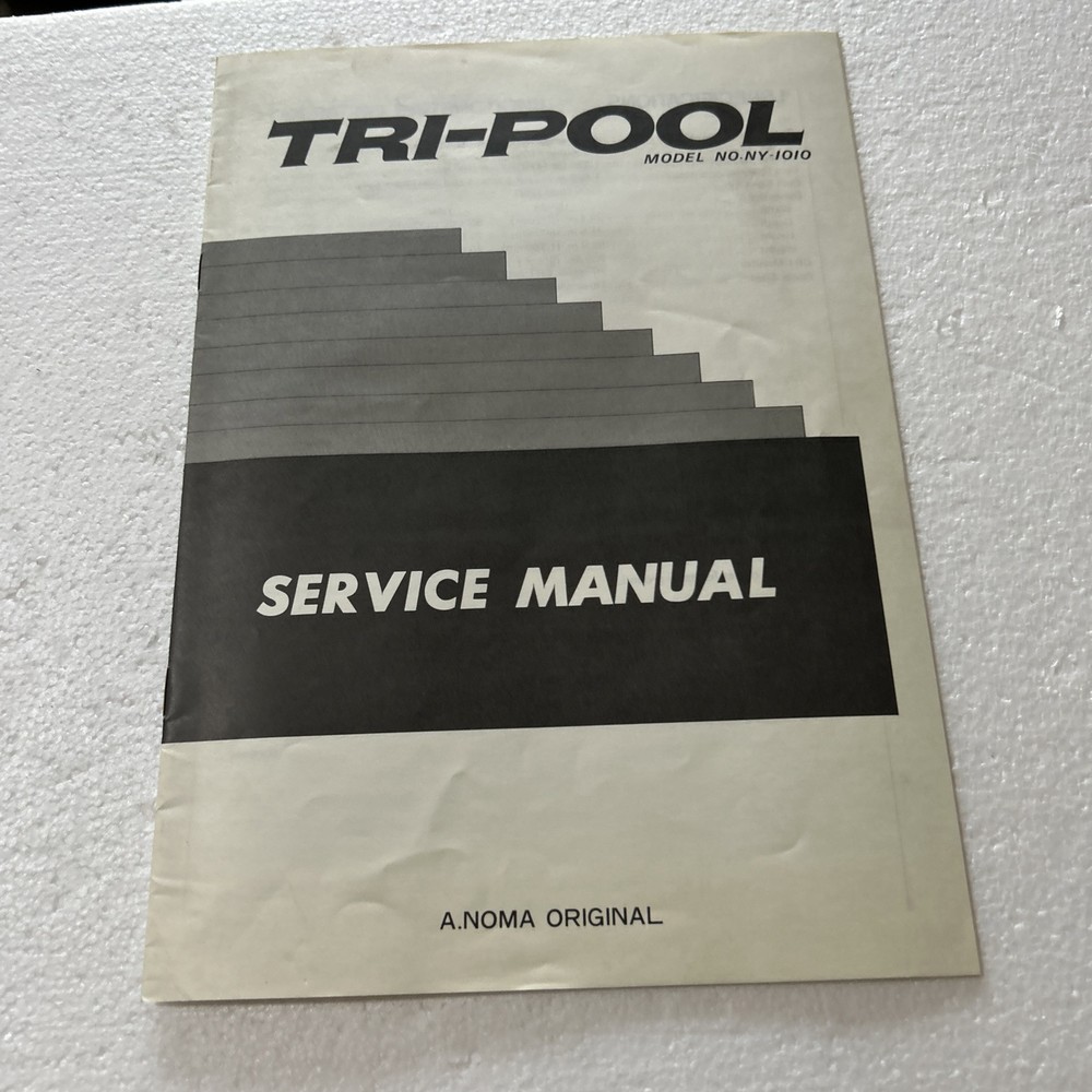 Tri Pool A Noma Arcade Video Game Manual