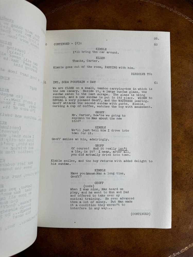 The Fugitive Script Tv Show Episode "With Strings Attached"